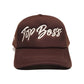 New Edition OG Trucker Hat - BROWN & OFF WHITE