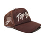 New Edition OG Trucker Hat - BROWN & OFF WHITE