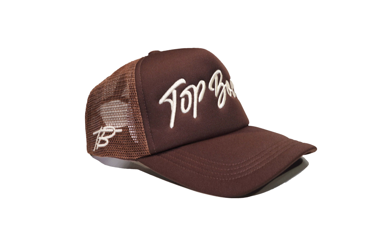 New Edition OG Trucker Hat - BROWN & OFF WHITE