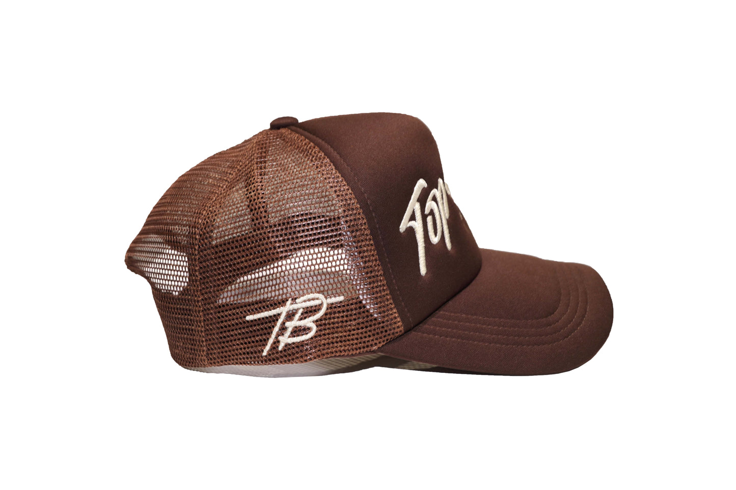 New Edition OG Trucker Hat - BROWN & OFF WHITE