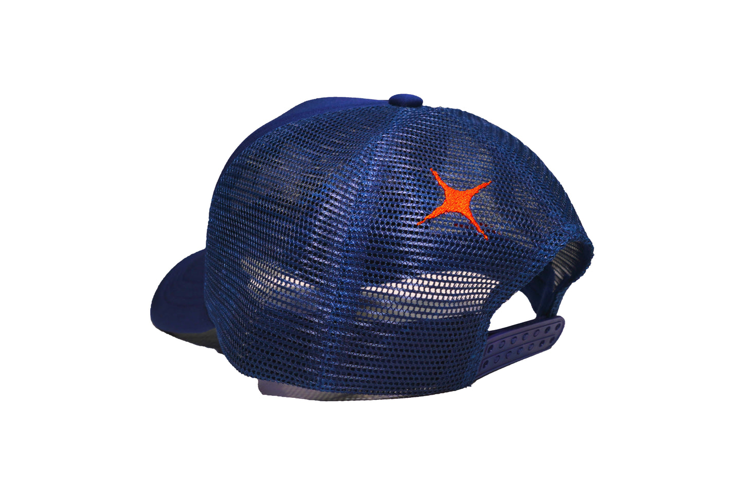 New Edition OG Trucker Hat - NAVY & ORANGE